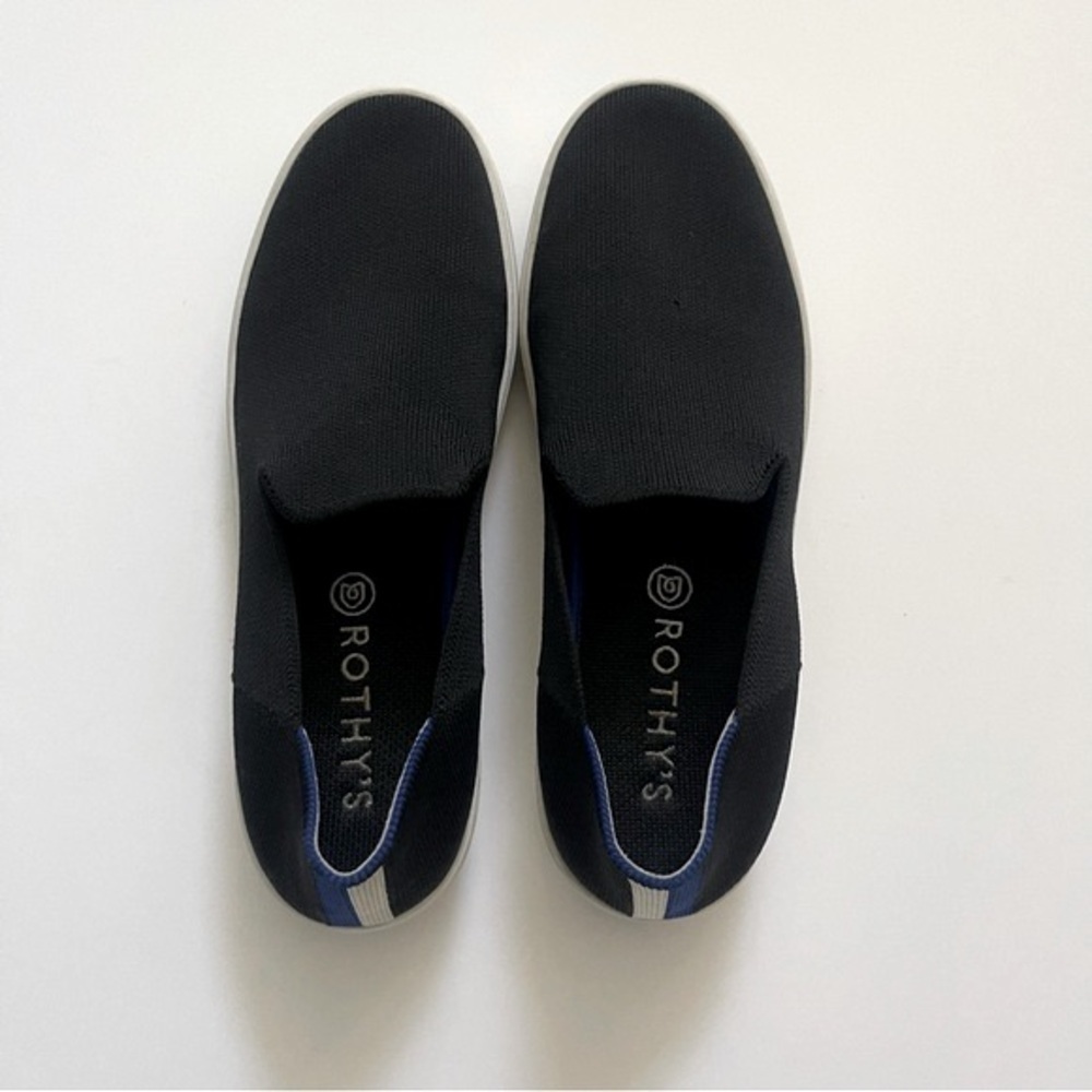 Rothy’s The City Loafers Black Shoes Women Size 10 Slip On Casual Travel